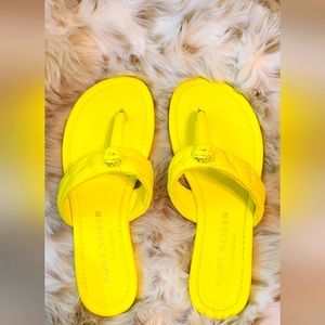Kurt Geiger Neon Yellow Sandals